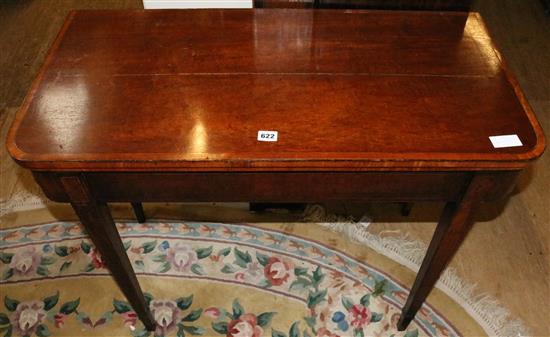 Regency card table